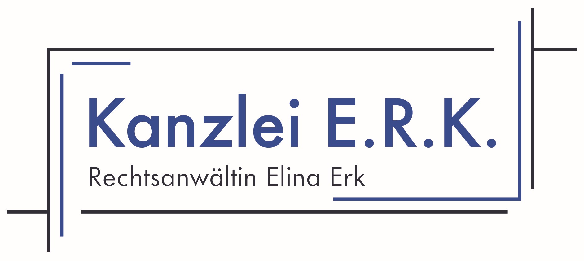 Unsere Partnernetzwerke | Rapid Rohr- und Kanaltechnik Logo for Kanzlei E.R.K., Rechtsanwältin Elina Erk (law firm branding)