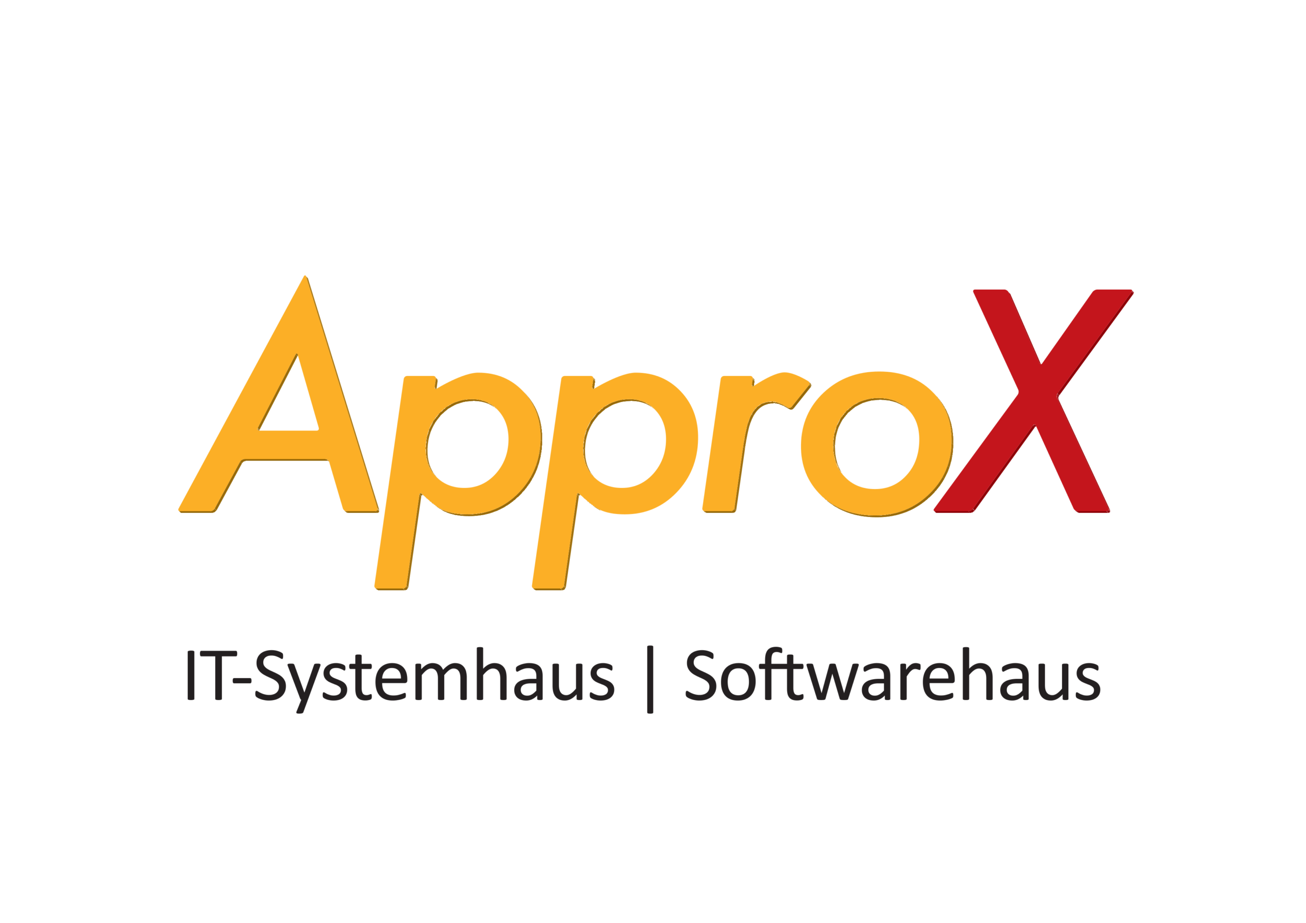 Unsere Partnernetzwerke | Rapid Rohr- und Kanaltechnik ApproX logo with orange 'Appro' and red 'X', above the text 'IT-Systemhaus | Softwarehaus'.